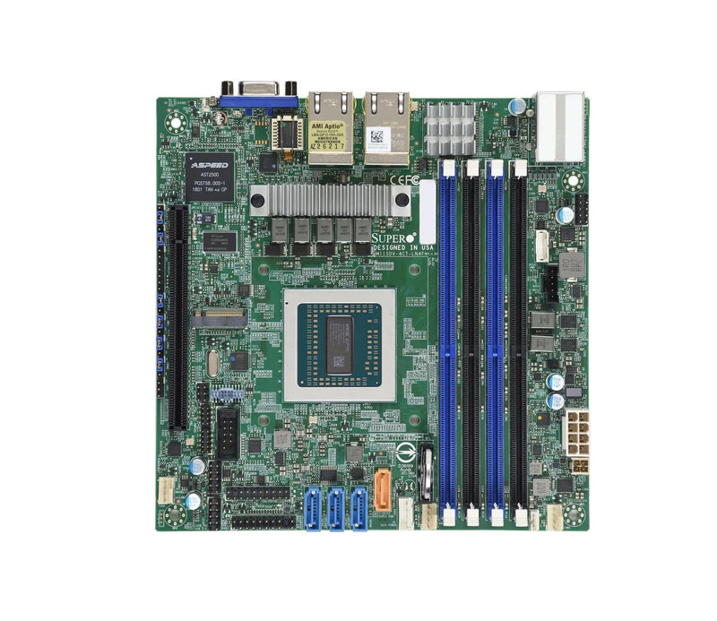 Supermicro M11SDV-4CT-LN4F-O AMD EPYC 512GB DDR4 SOC Mini-ITX Motherboard