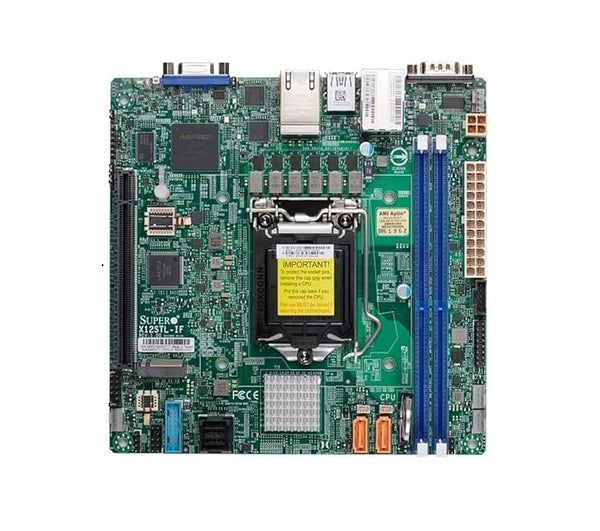 Supermicro MBD-X12STL-IF-B LGA-1200 64GB DDR4 Mini-ATX Motherboard