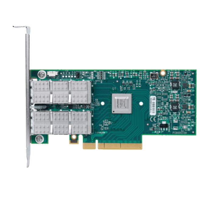Mellanox Technologies MCX354A-QCBT ConnectX-3 Dual-Port 10GBase-X PCI-Express x8 Plug-in Network Adapter