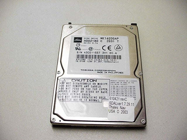 Toshiba MK1620GAP 16GB 4200RPM 9.0MM Ultra DMA/ATA-5 Laptop Hard Drive