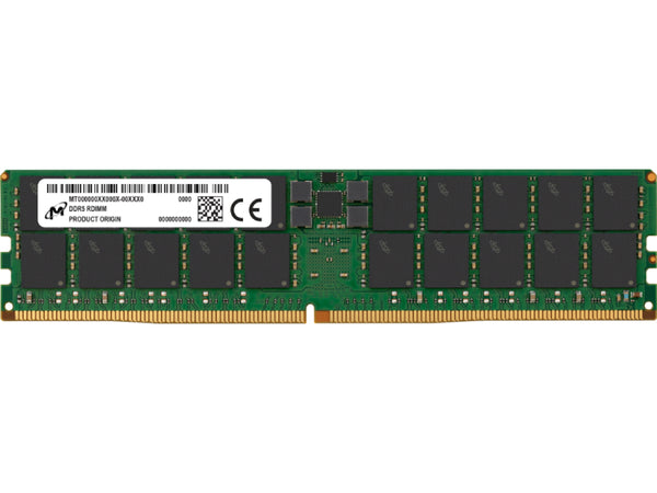 Micron MTC40F204WS1RC64BR DDR5 RDIMM 96GB 2RX4 6400 CL52 RAM Module
