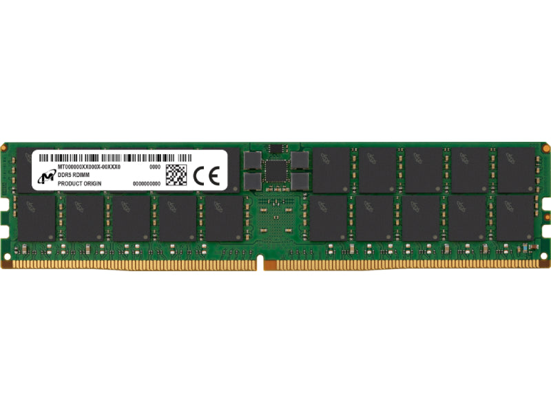 Micron MTC40F204WS1RC64BR DDR5 RDIMM 96GB 2RX4 6400 CL52 RAM Module