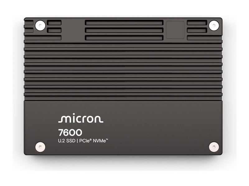 Micron MTFDLAL3T8THG-1BP1DFCYYR 7600 PRO 3.84TB NVMe PCIe 5.0 U.2 Enterprise Solid State Drive