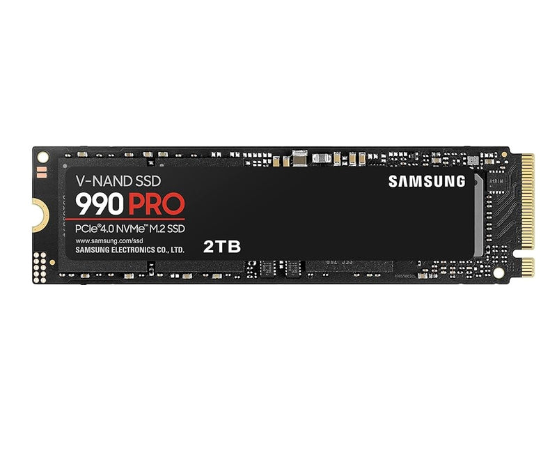 Samsung MZ-V9P2T0B/AM 990 PRO 2TB PCIe Gen.4x4 NVMe M.2 Solid State Drive