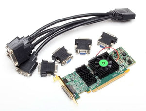 Matrox QID-E128LPAF Parhelia-LX 128MB DDR PCI-Express x16 Video Graphics Adapter