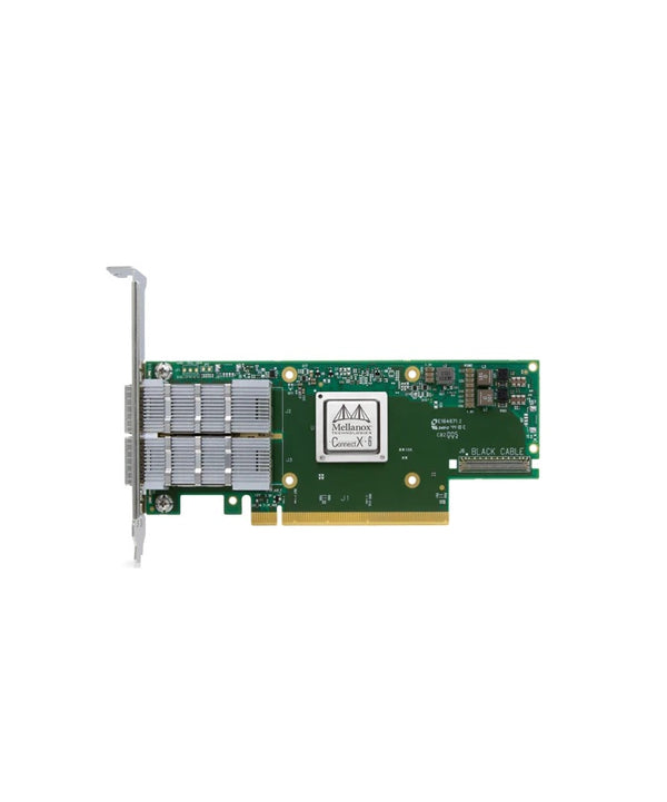 Mellanox MCX653106A-HDAL Nvidia 200Gbps Dualport QSFP56 PCI Express 4.0x16 Network Card