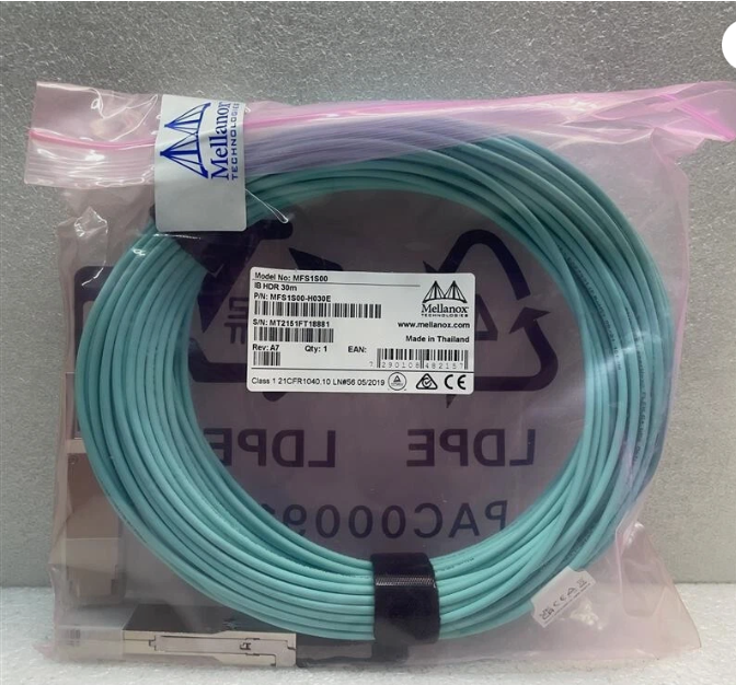 Mellanox MFS1S00-H030E 200Gbps InfiniBand QSFP56+Active Optical Cable