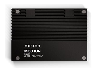 Micron MTFDLAL30T7THL-1BK1DFCYYR 6550 ION 30.72 TB U.2 PCIe 5.0 x4 Solid State Drive TAA Compliant