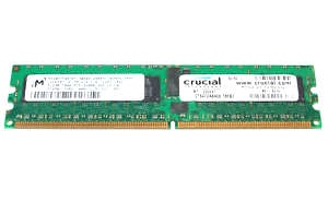 Micron MT18HTF6472Y-40EB2 512Mb PC2-3200 DDR2-400MHz ECC Registered CL3 240-Pin DIMM Single Rank Memory Module