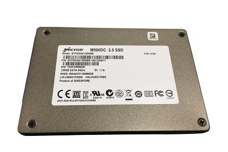 Micron MTFDDAK120MBB-1AE1ZABYY 120Gb 2.5-Inch SATA-III Solid State Drive