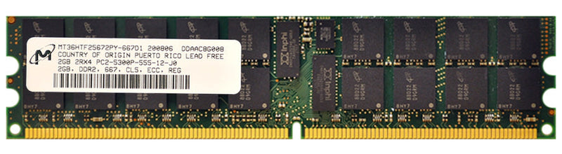 Micron MT36HTF25672PY-667D1 2Gb DDR2 Registered Memory