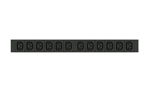 Vertiv NS30204 rPDU 3-Phase 20A 12-Outlets Rack-Mount Power Distribution Unit
