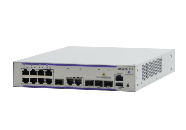 Alcatel Lucent Os6450-P10 Omni Switch 8-Port Rack Mountable Ethernet Gad