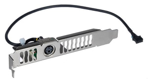 PNY 930-50764-0000-000 C Full Height 3-Pin Mini DIN Bracket Stereo Connector