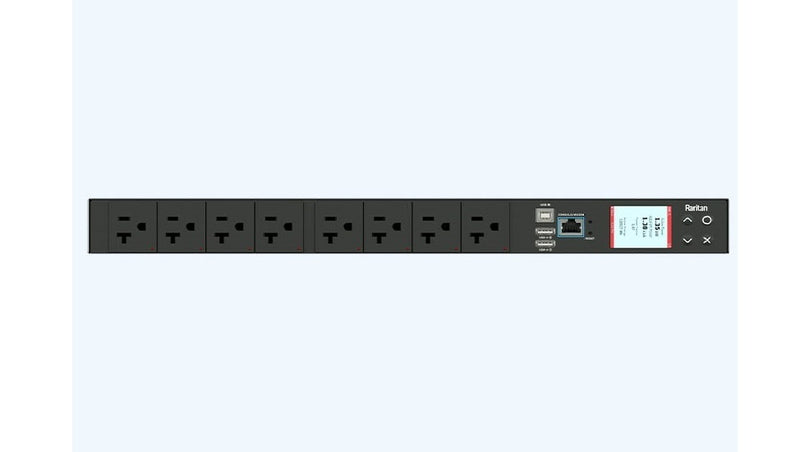 Raritan PX2-2180CR Dominion Single Phase 8-Outlets Rack-mount Power Distribution Unit