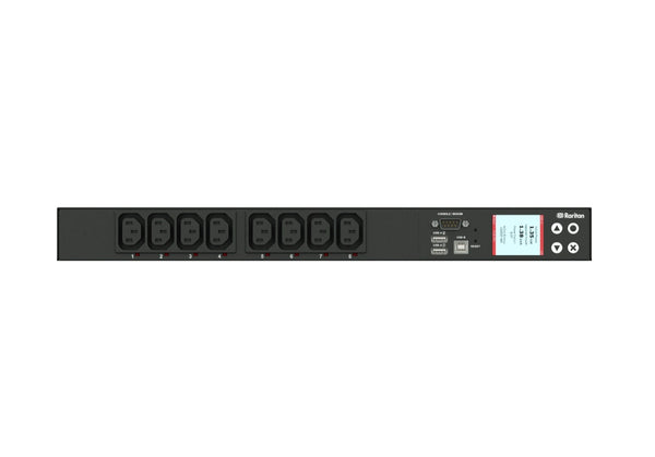 Raritan PX3-4180CR 8-Outlets 208V 3300VA Rack-Mount Power Distribution Unit