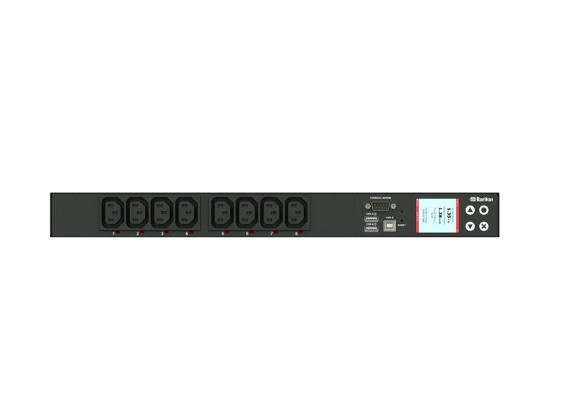 Raritan PX3-4180R 8-Outlets 208V 3300VA Rack-Mount Power Distribution Unit