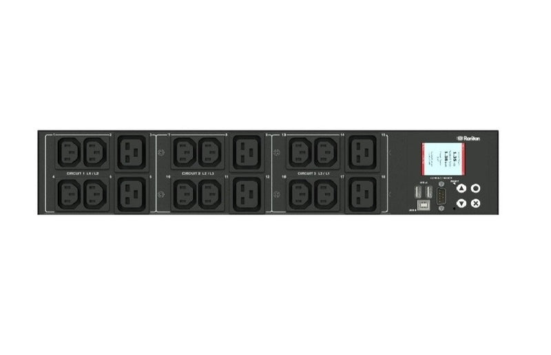 Raritan PX3-4541R-E2K2 18-Outlets 208V 17.3KVA Rack-Mount Power Distribution Unit