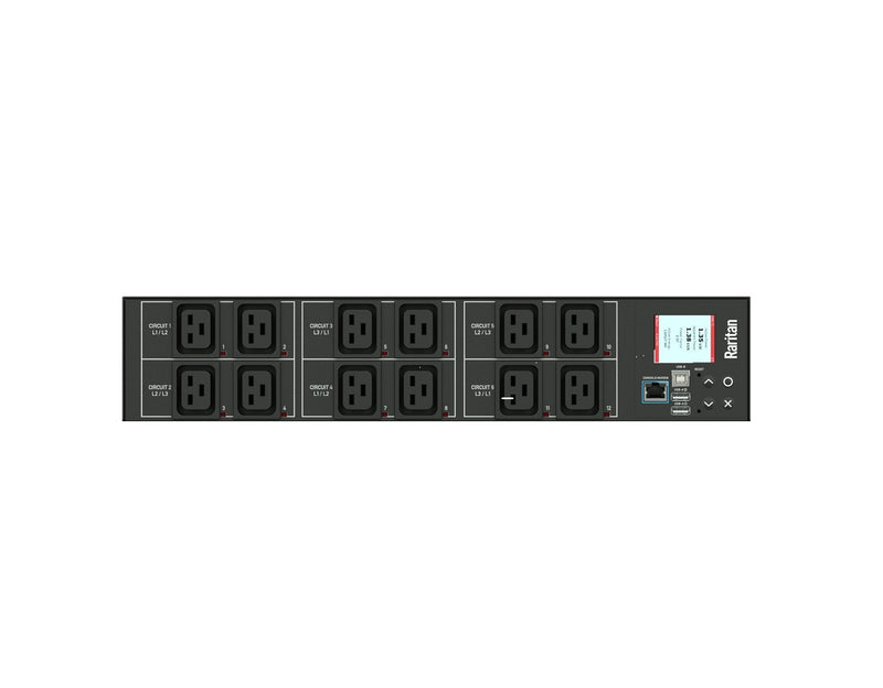Raritan PX3-5325R-V2 3-Phase 12-Outlets 60A Rack PDU