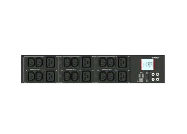 Raritan PX3-5599JV 18-Outlets 3-Phase 200V AC 30A Rack Power Distribution Unit.