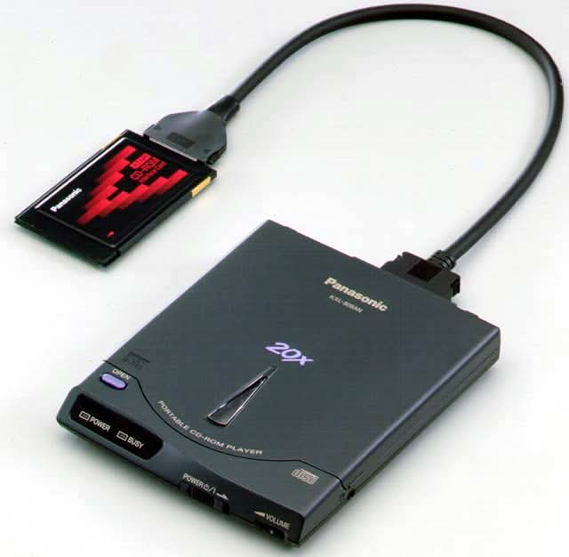 Panasonic KXL-810A 20x SCSI-2 Lightweight Portable CD-Rom Drive With ...