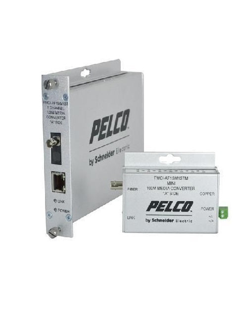 Pelco Fmci-Bf1Sm1Stm 2-Port Fmci Series Ethernet Optical Fiber Transceiver - Media Converter Gad