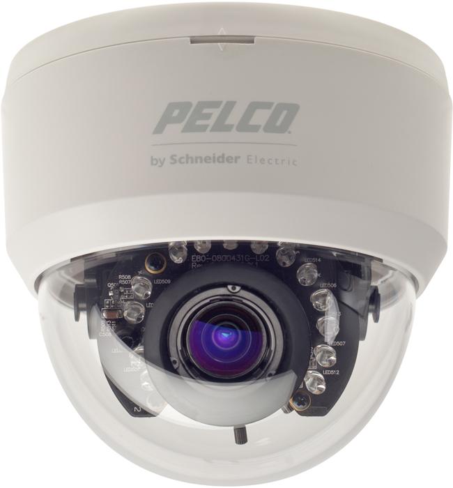 Pelco FD1-IRF4-4X 540TVL 3.6mm Fixed Indoor IR Dome Network Camera