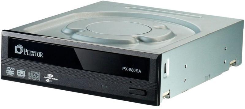 Plextor PX-880SA 24X Serial ATA 2Mb Buffer Double-Layer 5.25-Inch Internal Black DVD±RW Drive