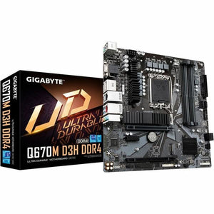 Gigabyte Q670M D3H DDR4 Ultra Durable Desktop Motherboard Intel Q67