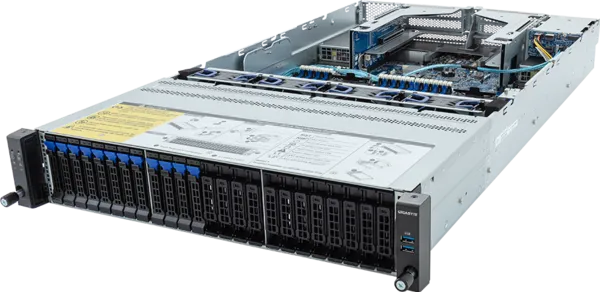 Gigabyte R283-S95-AAC1 Socket LGA-4677 256GB DDR5-SDRAM 2U Rack Mountable Server
