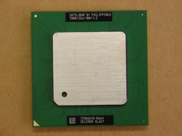 Intel RK80530RY013256 Celeron 1.3GHz 100Mhz 256Kb Cache Soc. 370 Pin FC-PGA2