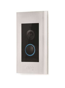 Ring 8VR1E7-0EN0 1920x1080 Satin Nickel Wired Video Doorbell Elite