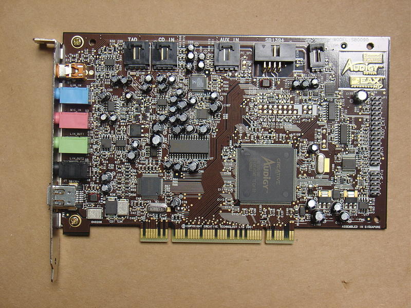 Creative Labs Sound Blaster Audigy with 1394 PCI Sound Card