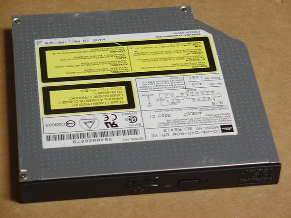 Toshiba SD-R2412 8X24X Slim Notebook CDRW/ DVD Combo Drive