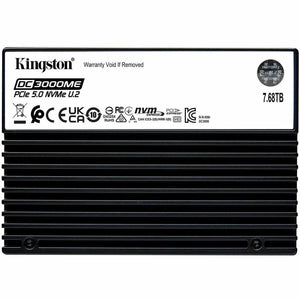 Kingston SEDC3000ME/7T6 DC3000ME 7.68TB U.2 PCI Express NVMe 5.0 x4 2.5in Internal Solid State Drive