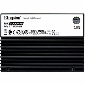 Kingston SEDC3000ME/3T8 DC3000ME 3.84TB U.2 PCI Express NVMe 5.0 x4 2.5in Internal Solid State Drive