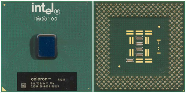 Intel Celeron 566MHz 66Mhz 128Kb Cache 1.70V Soc. 370 Pin FC-PGA - RB80526RX566128