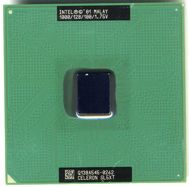 Intel BX80526F1000B / SL5XT Celeron 1.0GHz 100Mhz 128Kb Cache 1.75V Soc. 370 Pin FC-PGA - Open Box