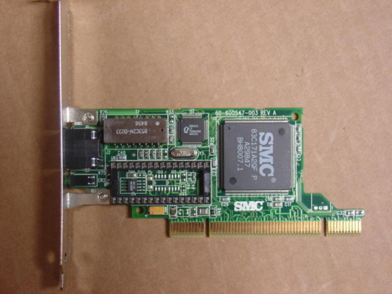 SMC EtherPower II 10/100 PCI Adapter RJ-45 Wake-On-LAN
