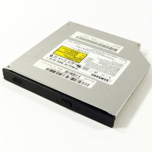 Samsung Slimline 24x 128KB Buffer Interface-IDE Black Internal Slim Notebook CD-Rom Drive (SN-124)