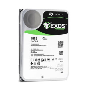 Seagate Exos X18 ST18000NM004J 18TB SAS 7200RPM 3.5-inch Hard Drive