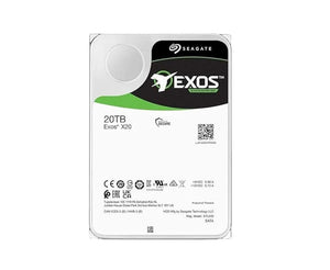 Seagate ST20000NM000D-20PK Exos X20 20TB SATA 3.5-Inch Hard Drive