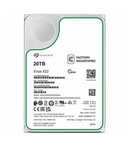 Seagate ST20000NM004E-20PK Exos X22 20TB SATA 6Gbps 3.5-Inch Hard Drive