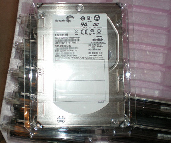 Seagate Cheetah NS ST3300955FC 300GB 10KRPM 16MB 4GB Fibre Channel 3.5" Hard Drive