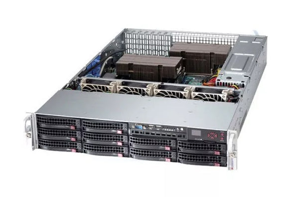 Supermicro SYS-6027AX-TRF-HFT1 E5-2687W 64GB 8-Core 2U Rack Server