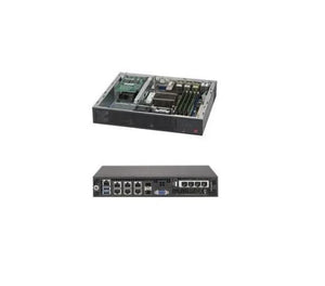 Supermicro SYS-E300-8D SuperServer Xeon Quad-Core 128GB DDR4 Mini-1U Barebone Server