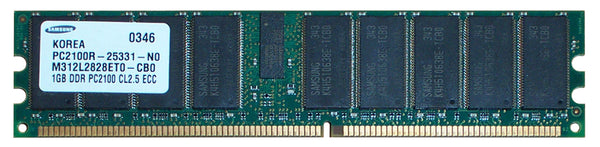 Samsung M312L2828ET0-CB0 1GB PC2100 DDR-266MHz ECC Registered 184Pin DIMM Memory Module