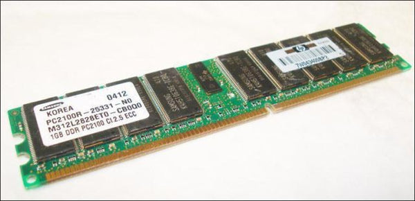 Samsung M312l2828ET0-CB0Q0 1GB PC2100 CL2.5 ECC DDR Memory Module