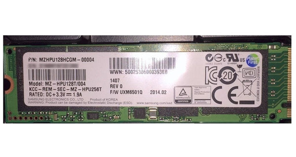Samsung MZHPU128HCGM-00004 XP941 128Gb PCI-Express 2.0 x4 MLC M.2 Internal Solid State Drive