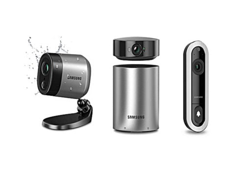 Samsung SNA-R1210W Wisenet SmartCam A1 Wireless Home Monitoring System With Video Doorbell D1